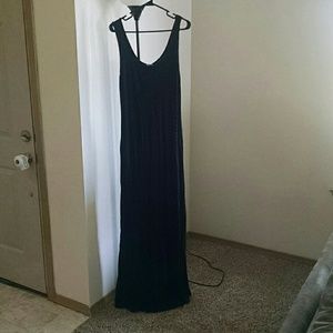 Large, floor length maxi dress.